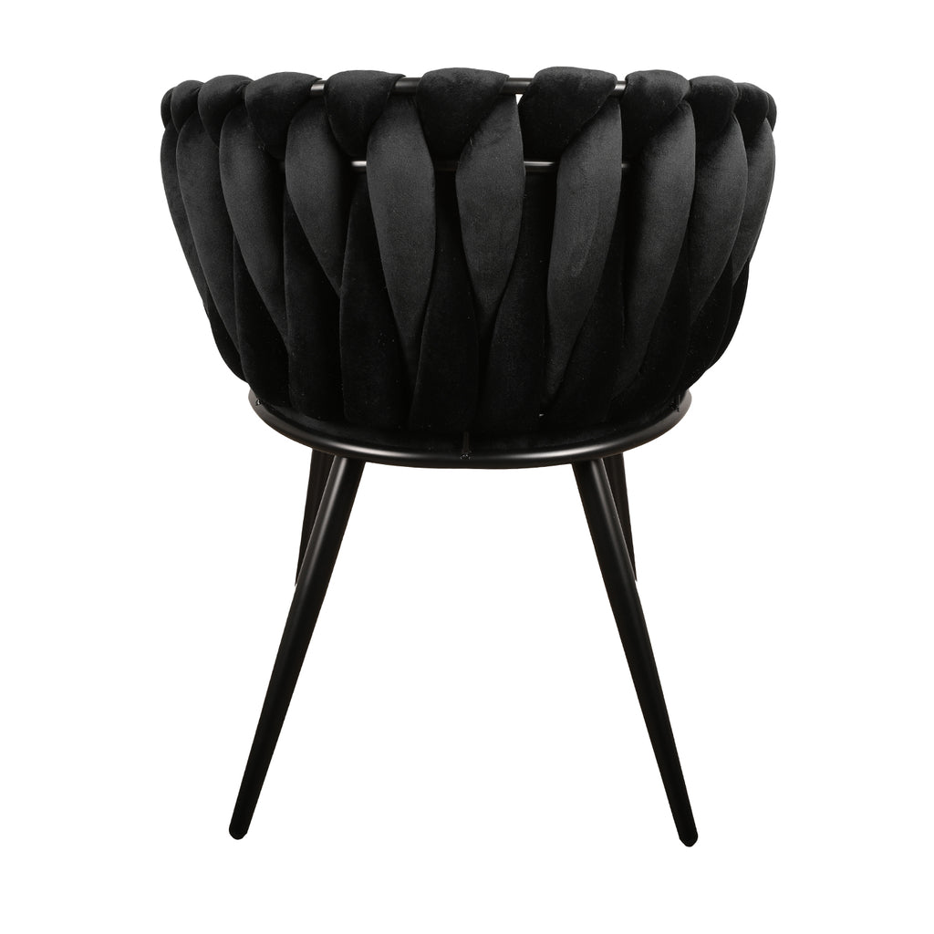Wave Chair zwart (set van 2)
